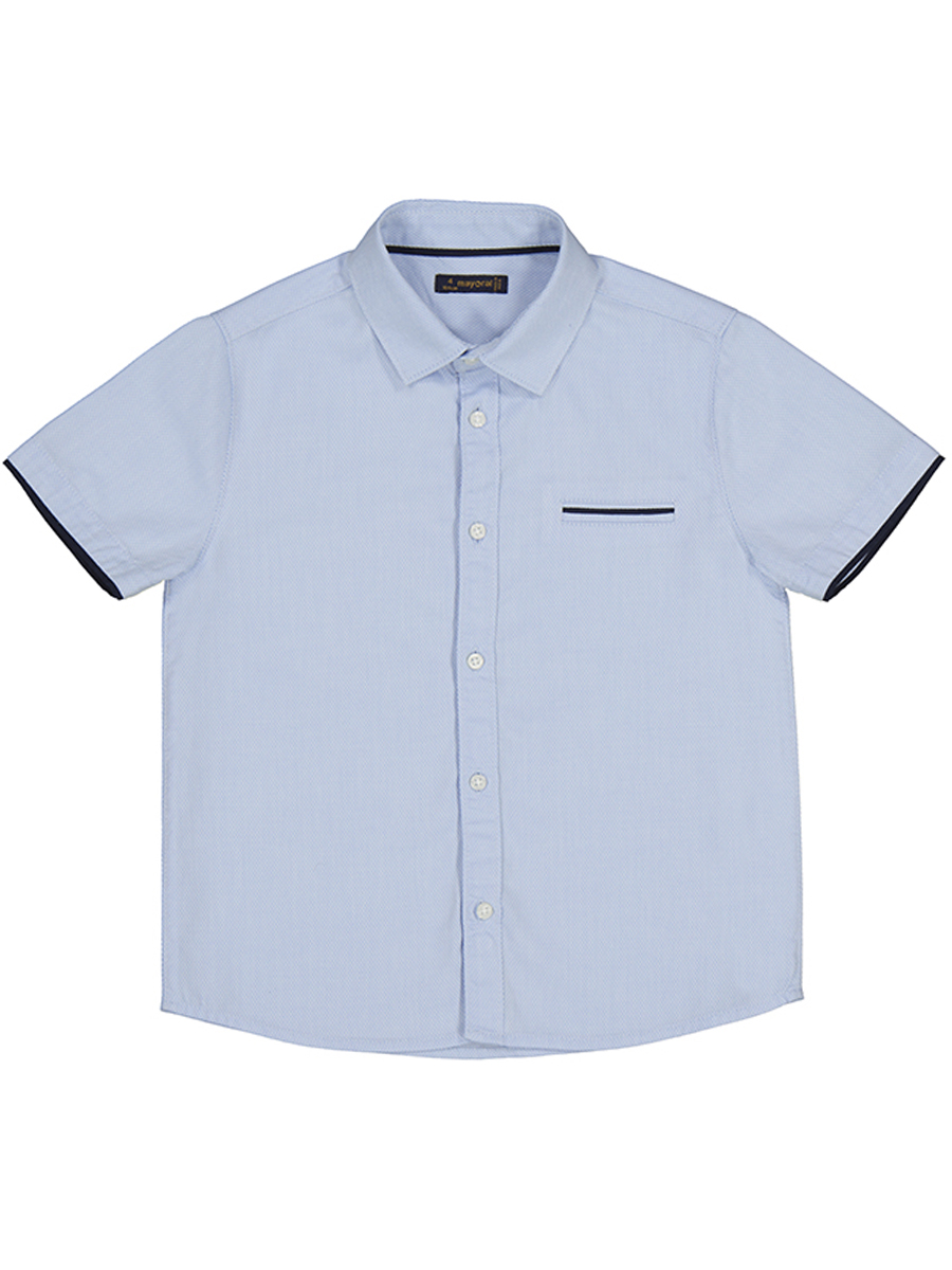 Рубашка Mayoral, размер 104, цвет голубой 3.112/31 - фото 2