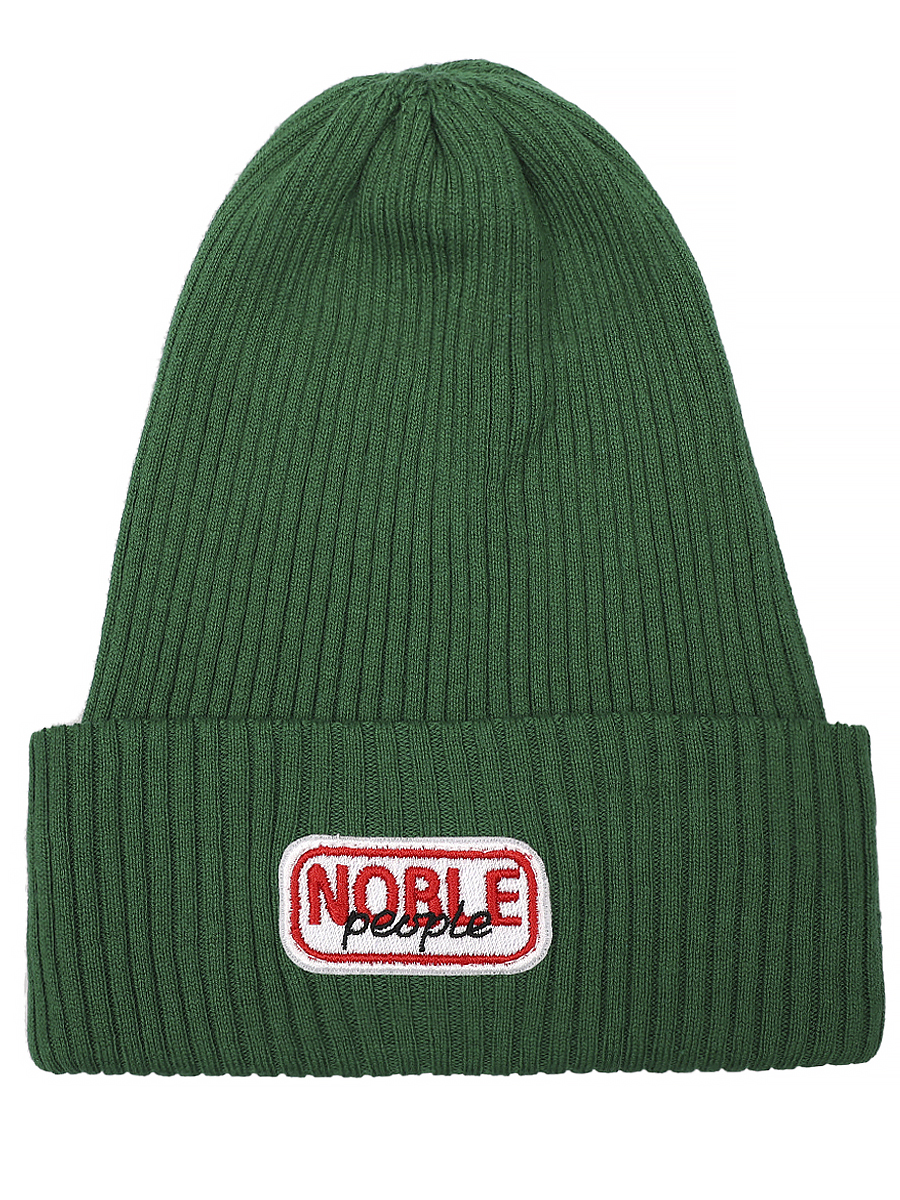 Шапка Noble People, размер 52-54, цвет зеленый
