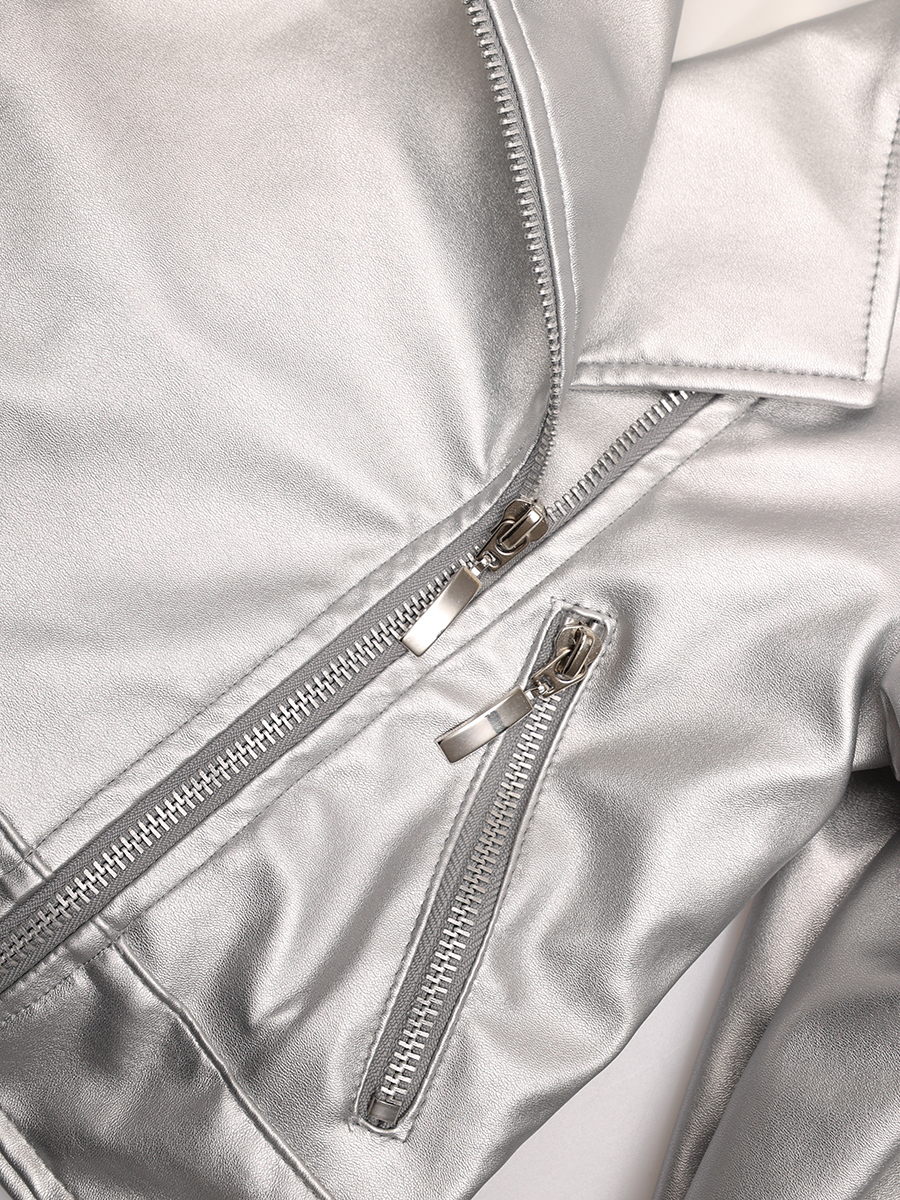 Куртка-косуха Y-clu', размер 8, цвет серый Y21099 SP - фото 3