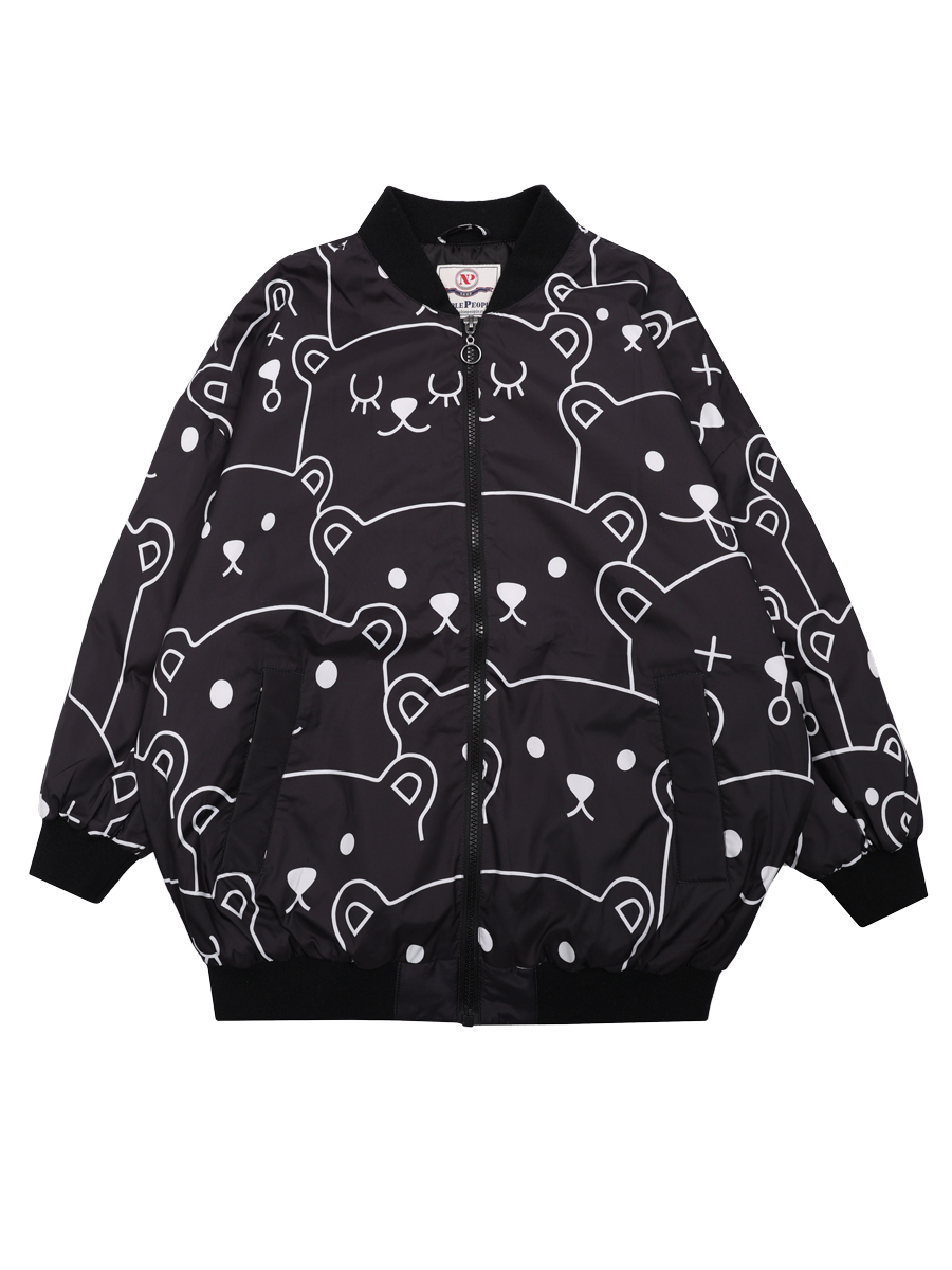Куртка-бомбер Noble People, размер 12, цвет черный 28607-596-7 - фото 5