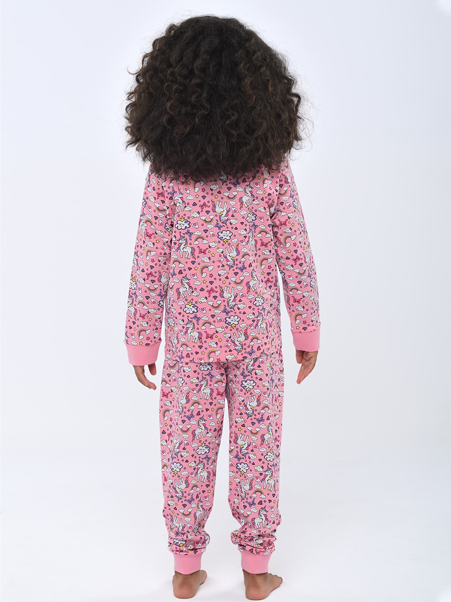 Пижама KATIA&BONY, размер 6-7, цвет розовый 22212K2042 - фото 2