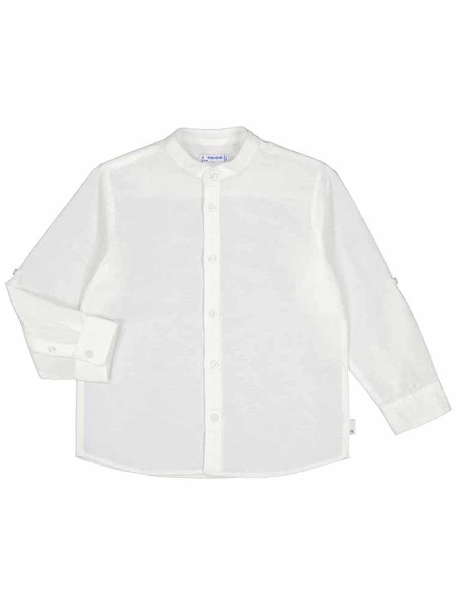 Рубашка Mayoral, размер 110, цвет серый 3.120/14 - фото 1