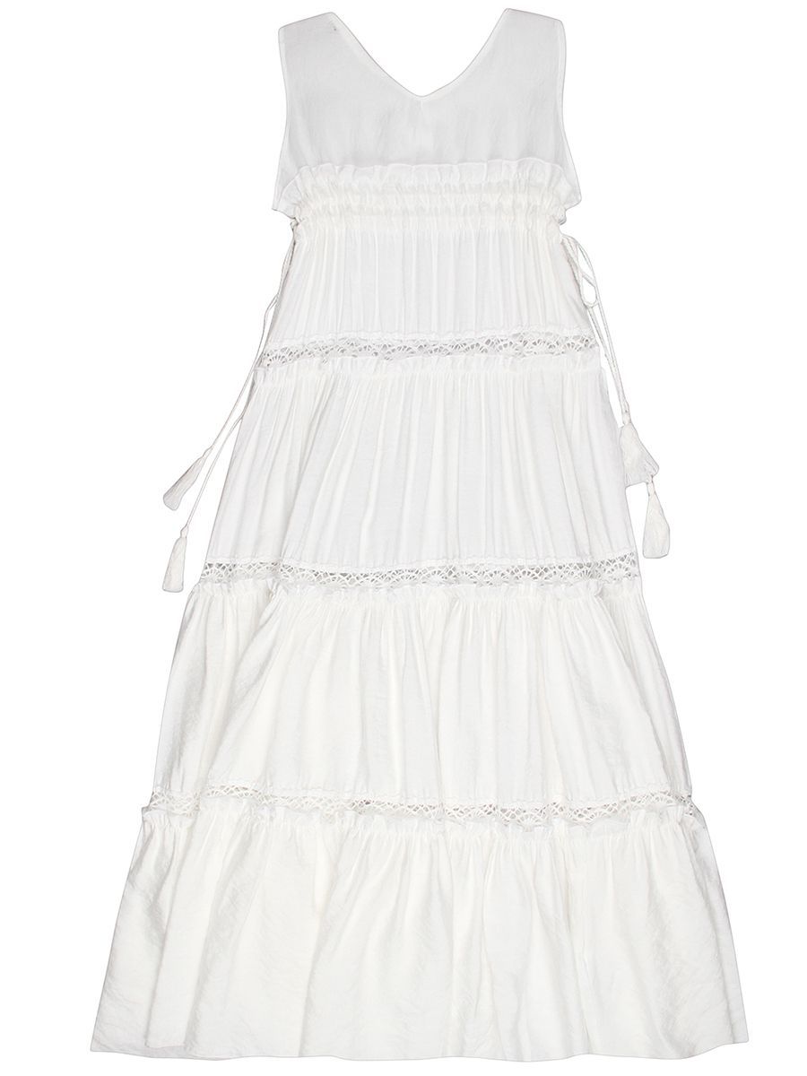 Платье Manila Grace, размер 128, цвет белый MG142 - фото 4