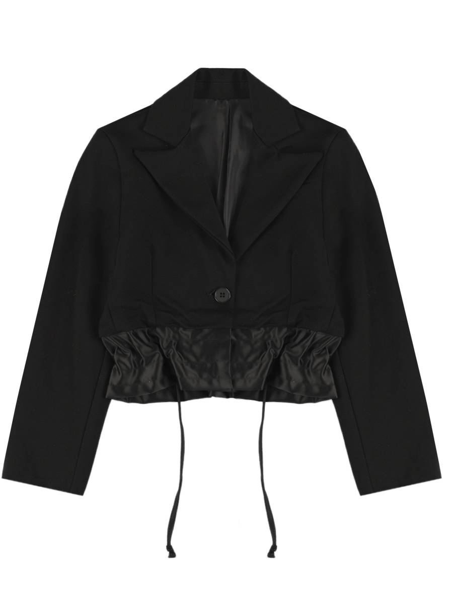 Пиджак Y-clu', размер 8, цвет черный YFJF24J140 SP - фото 1