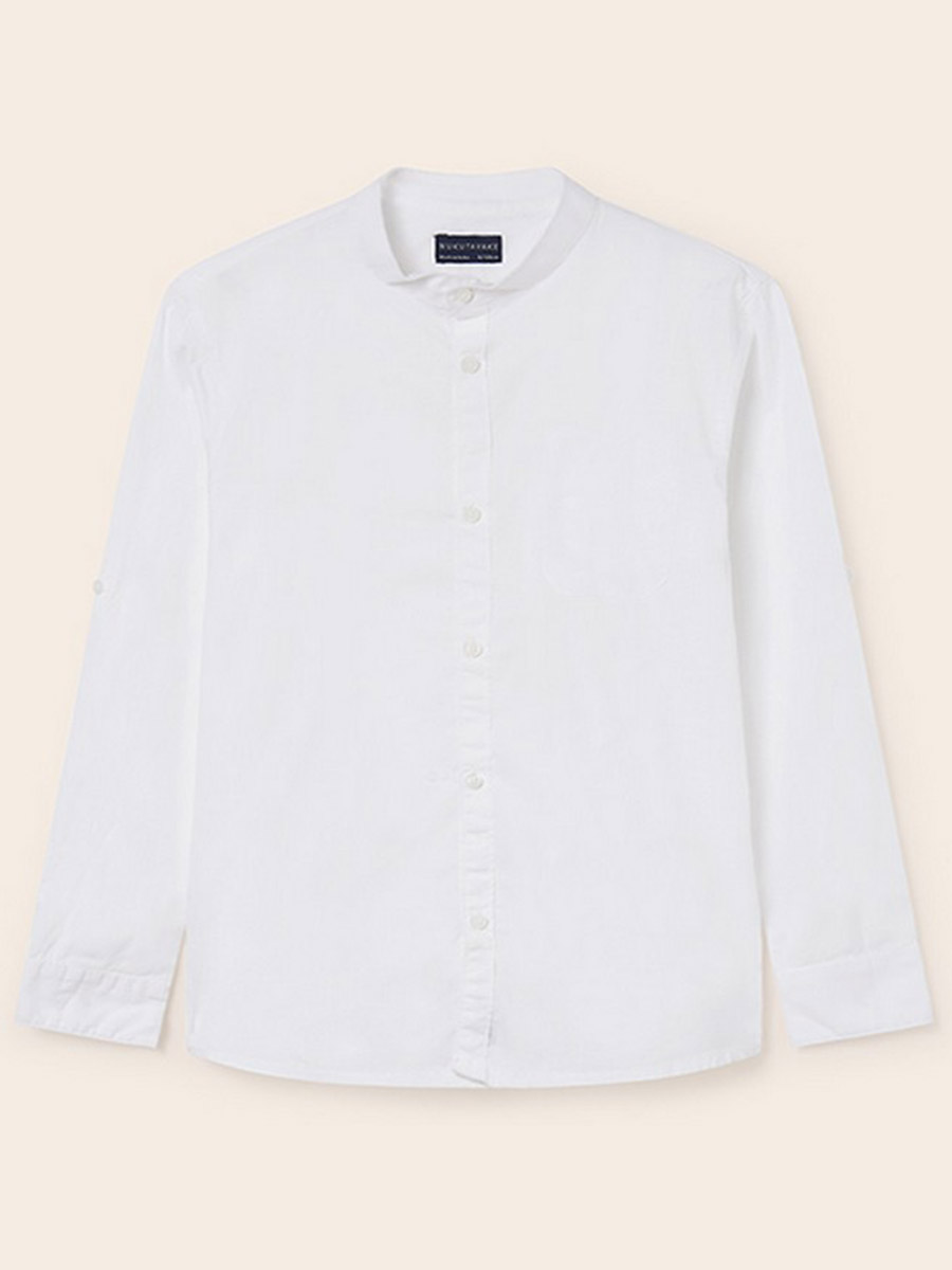 Рубашка Mayoral, размер 160, цвет белый 6.115/77 - фото 4