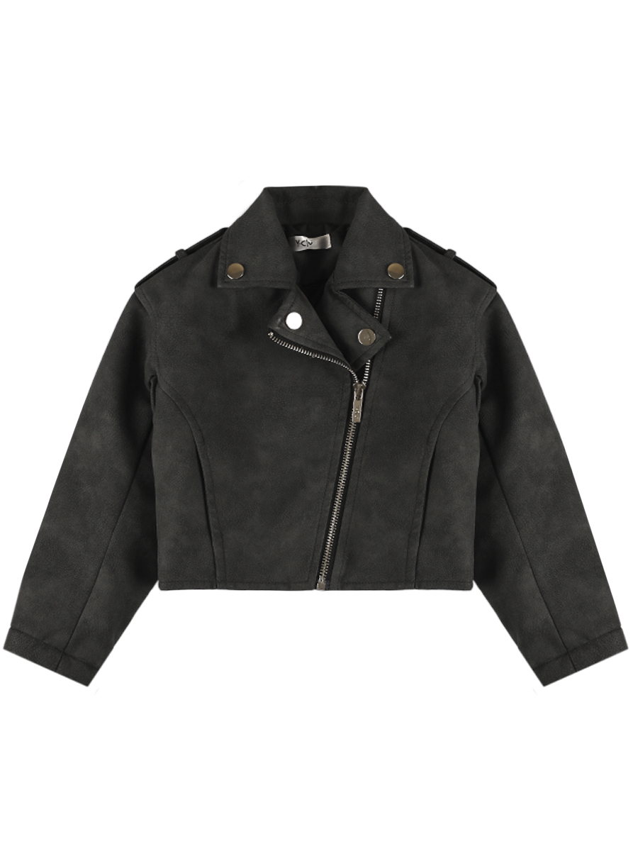 Куртка-косуха Y-clu', размер 4 года, цвет черный