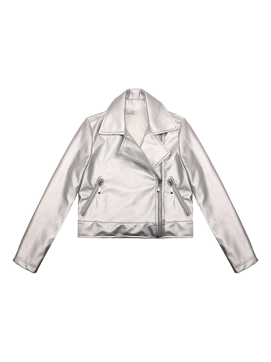 Куртка-косуха Y-clu', размер 8, цвет серый Y21099 SP - фото 2