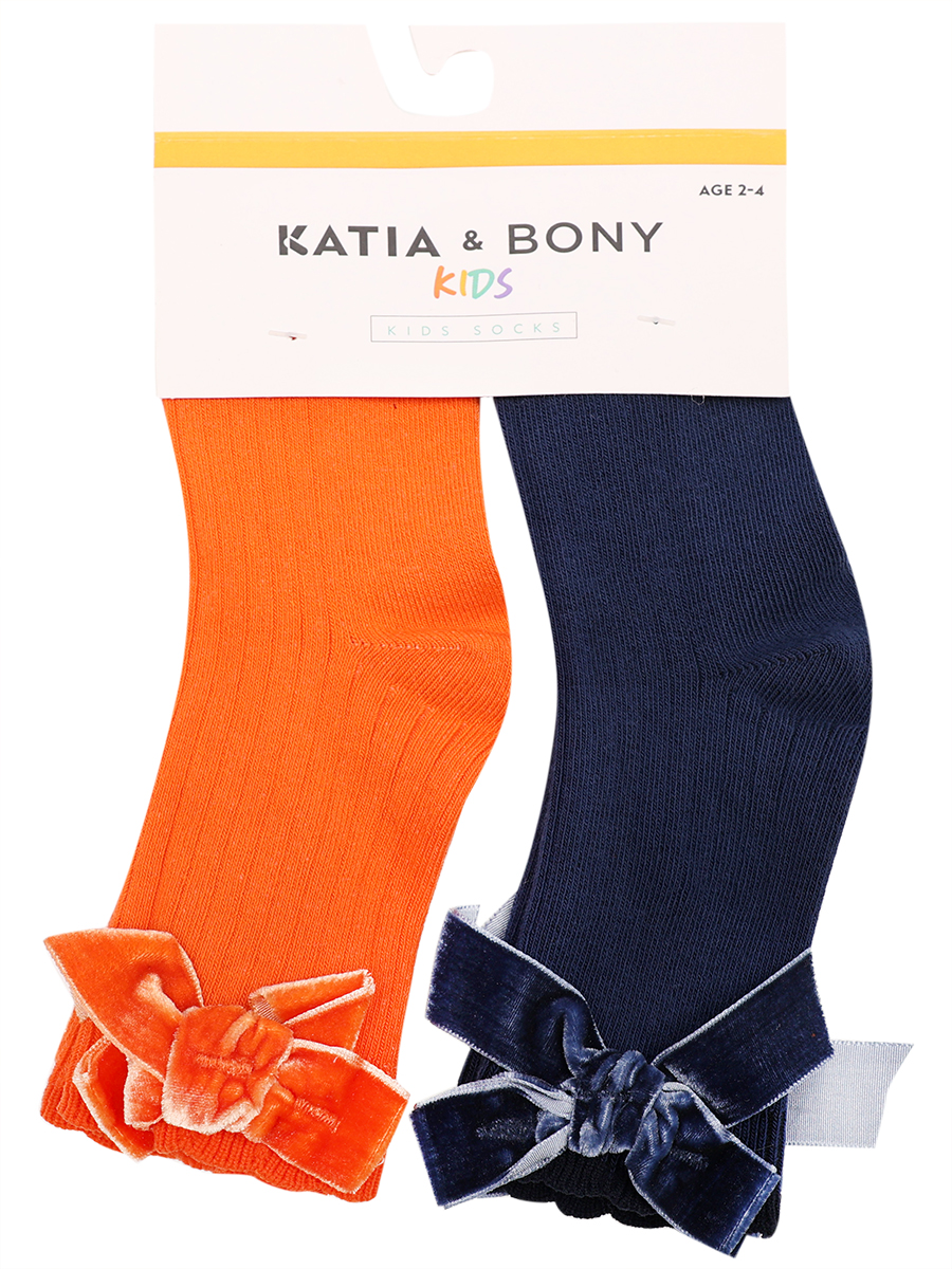 Носки KATIA&BONY, размер 2-4 года, цвет серый