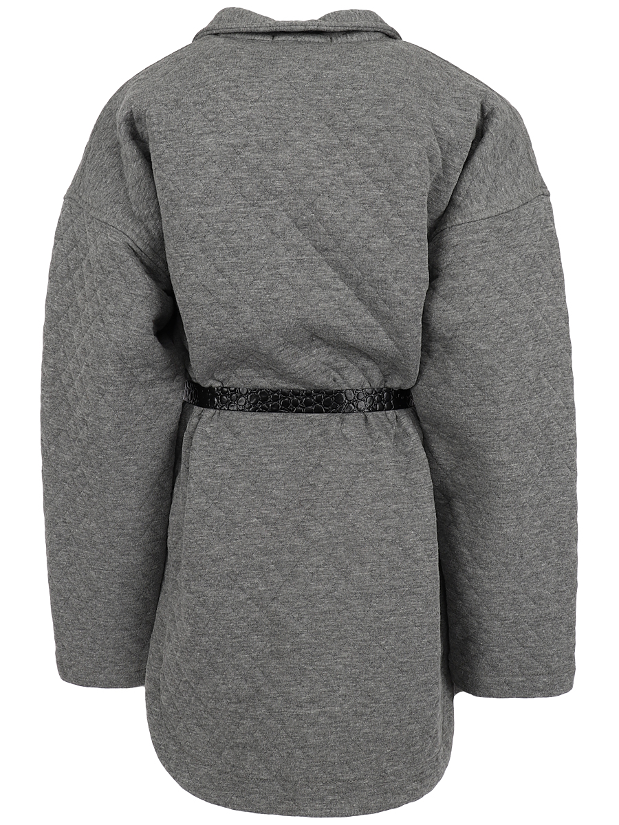 Пальто Y-clu', размер 128, цвет серый Y16042 - фото 5