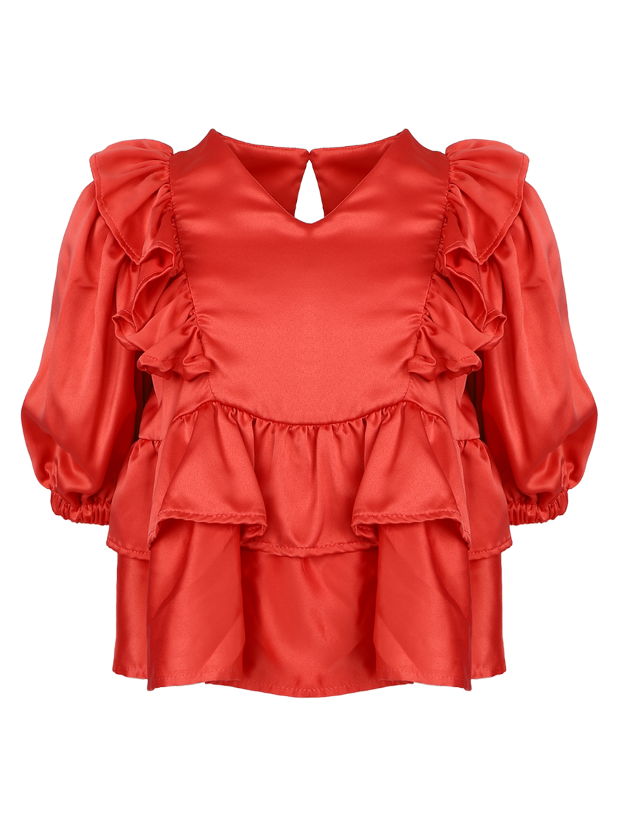 Блуза Y-clu', размер 128, цвет розовый Y17011 - фото 3