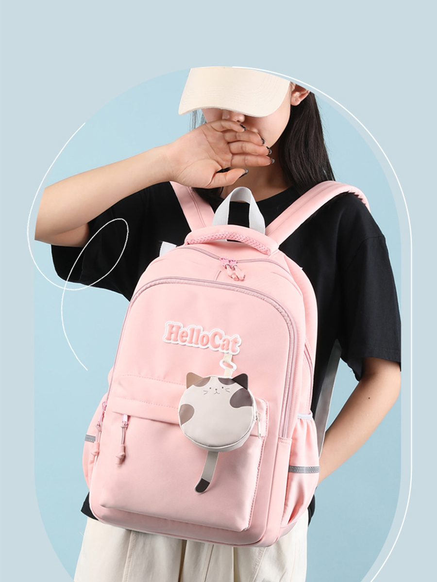 Рюкзак Multibrand, размер Единый школа, цвет розовый XYF1359-pink - фото 4