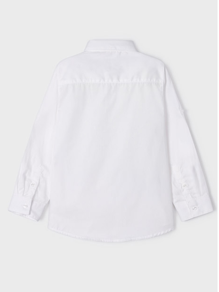 Рубашка Mayoral, размер 98, цвет белый 140/70 - фото 5
