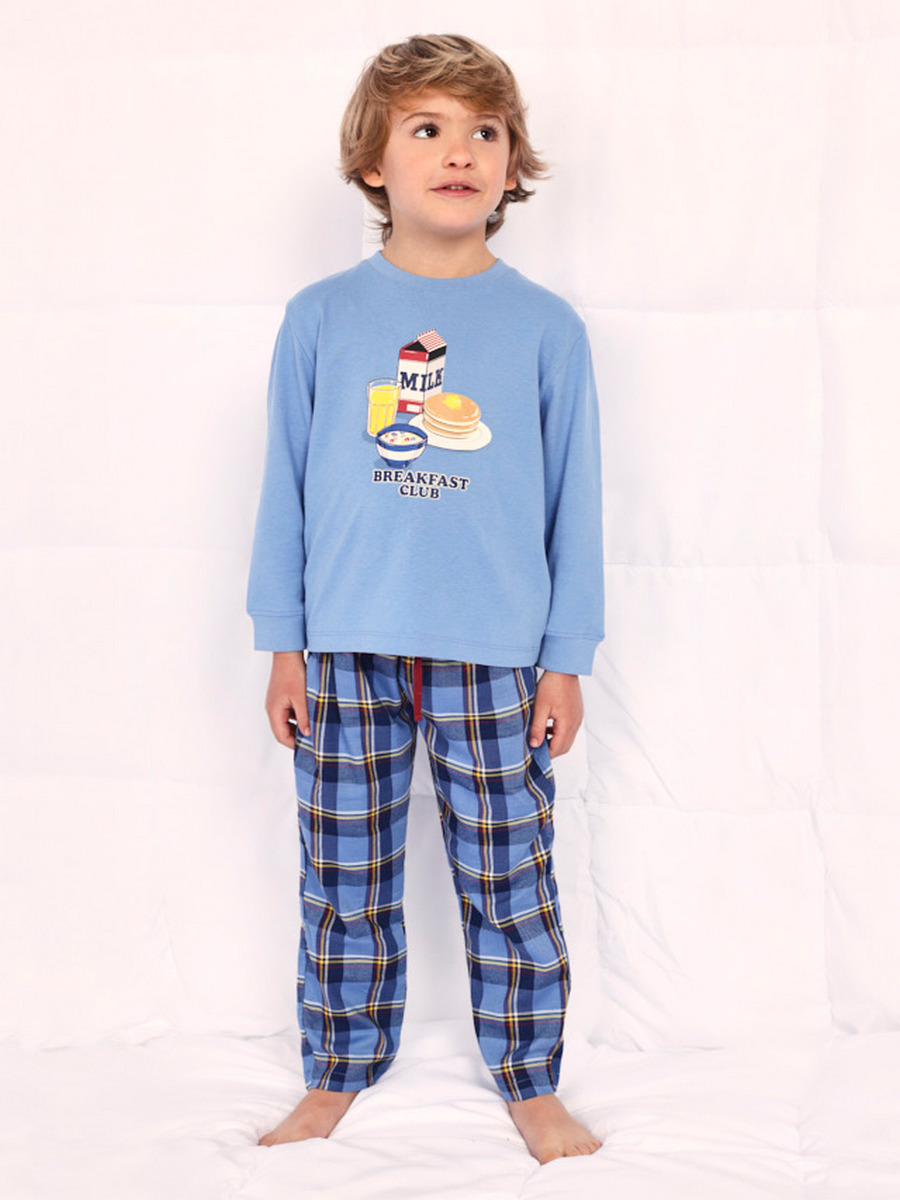 Пижама Mayoral, размер 4 года, цвет голубой