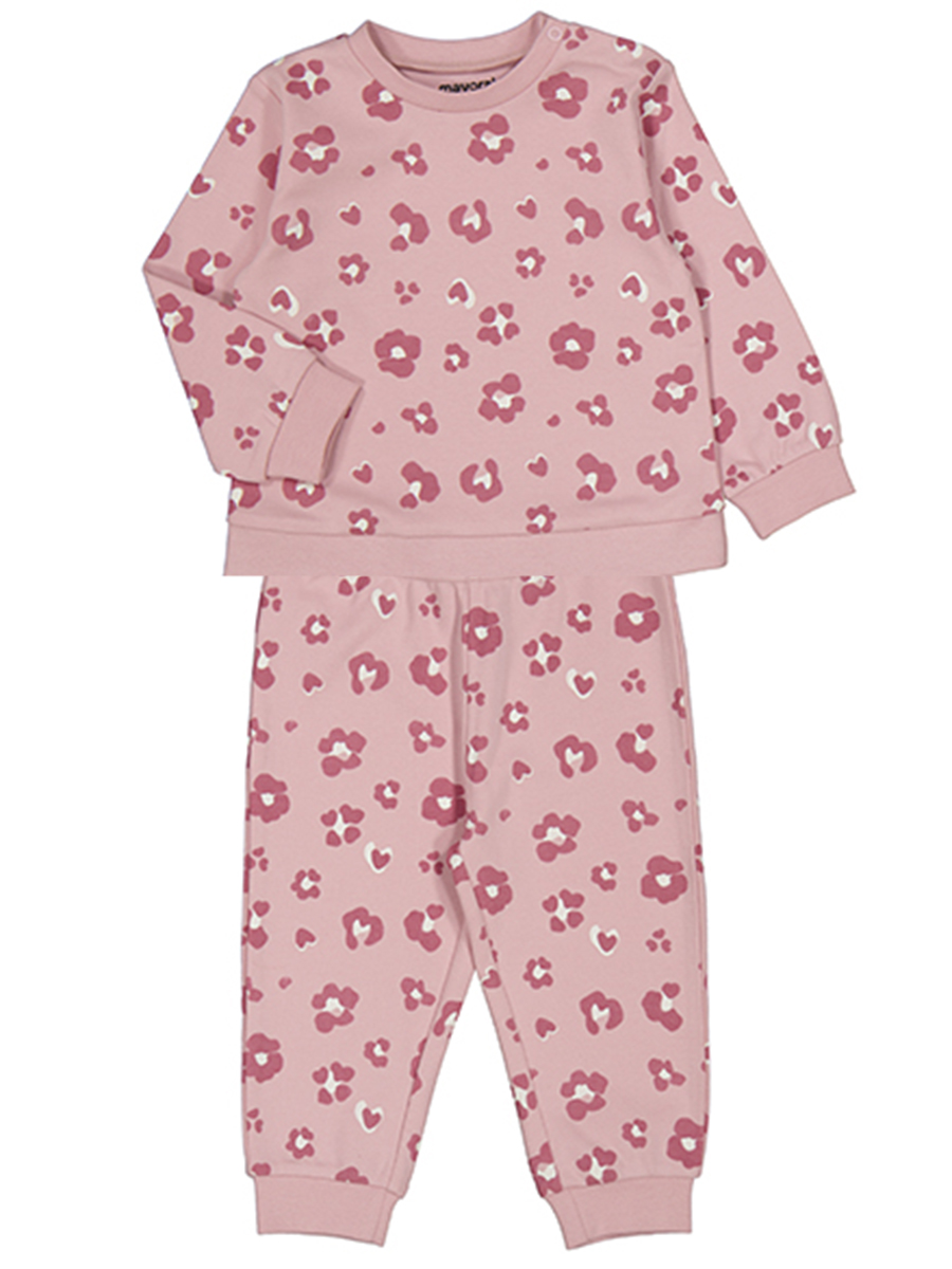Пижама Mayoral, размер 1,5 года, цвет розовый