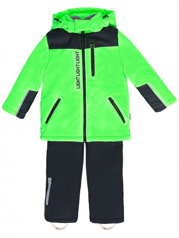 Куртка+полукомбинезон Nikastyle, размер 7, цвет зеленый 7з0522 Куртка+полукомбинезон - фото 2