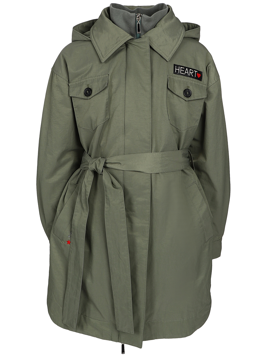 Пальто Laddobbo, размер 158, цвет зеленый ADJG38SS22-30 - фото 2