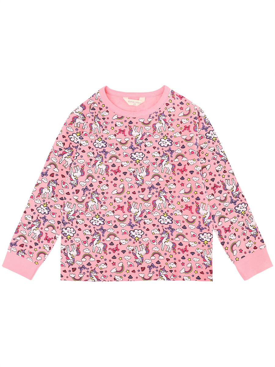 Пижама KATIA&BONY, размер 6-7, цвет розовый 22212K2042 - фото 7