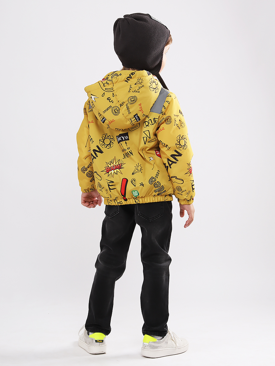 Куртка Noble People, размер 104, цвет желтый 18607-543-2721 - фото 4