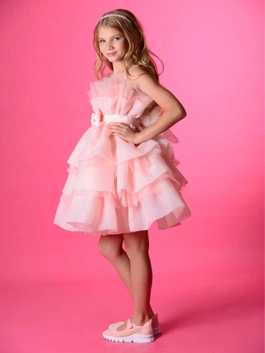 Платье Lila Style, размер 7, цвет розовый