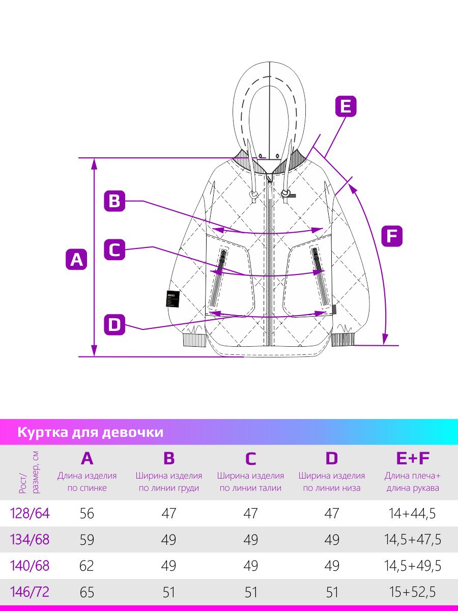 Куртка Nikastyle, размер 9, цвет розовый 4м6624/1 - фото 5