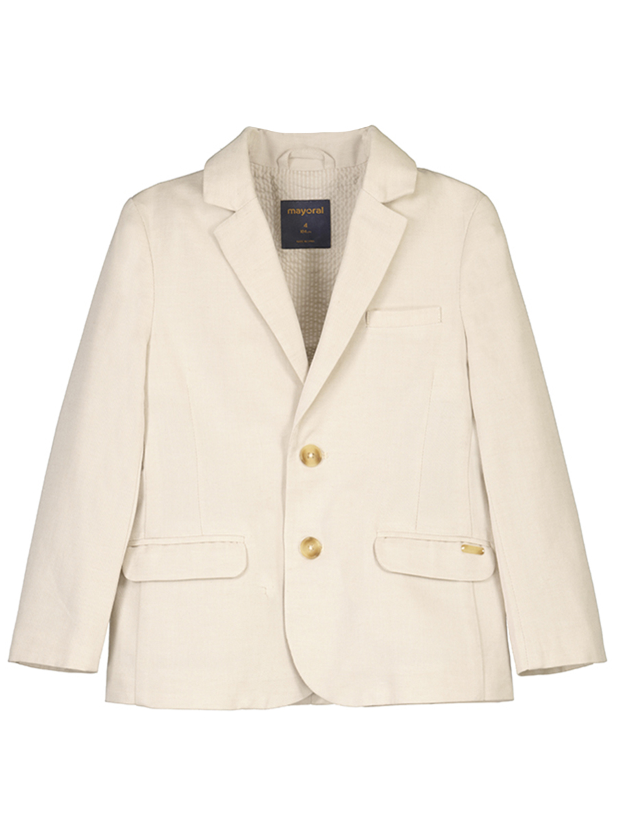 Пиджак Mayoral, размер 4 года, цвет белый 3.486/76 - фото 3
