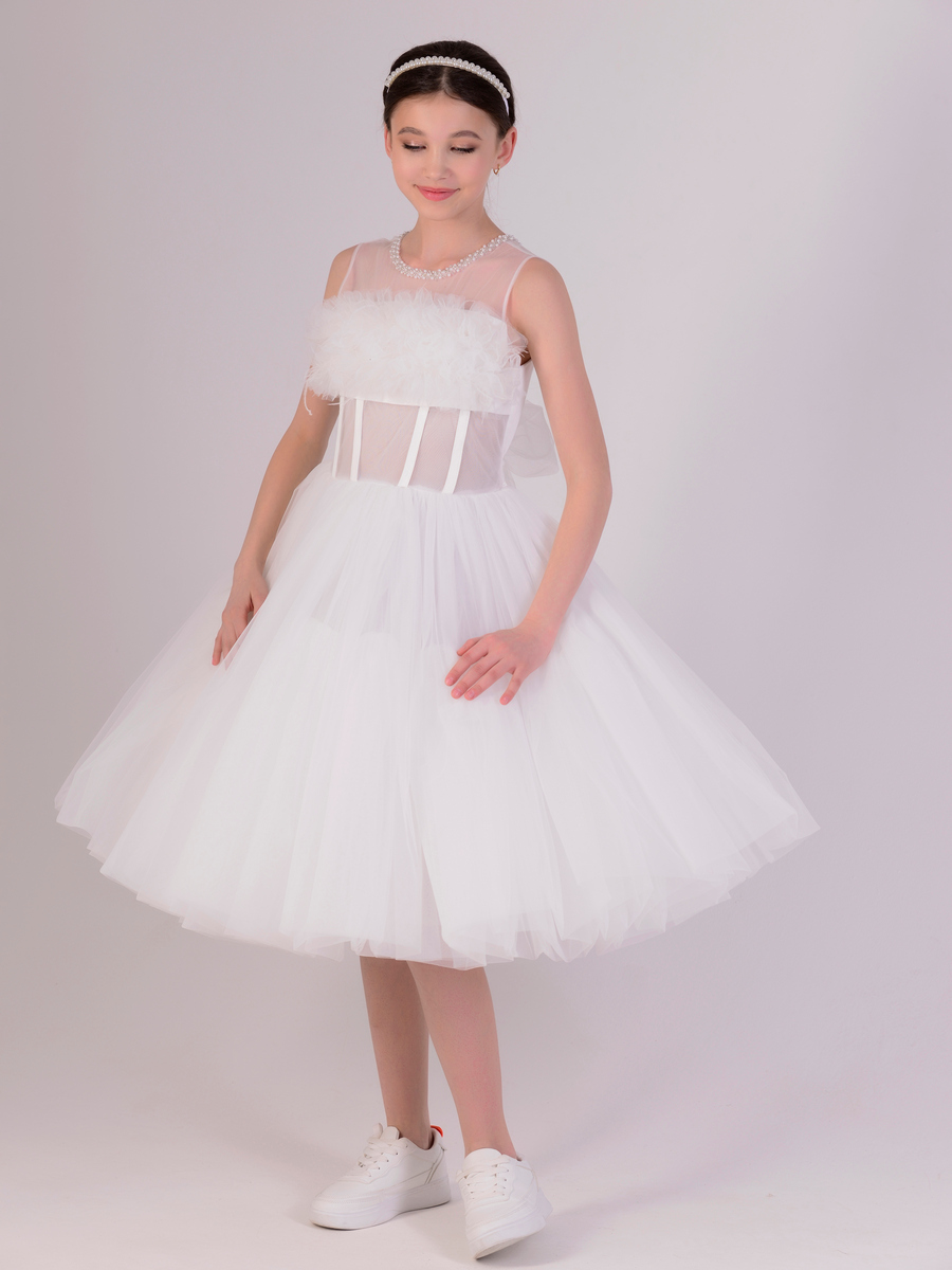 Платье Lila Style, размер 8, цвет бежевый Хлоя - фото 5