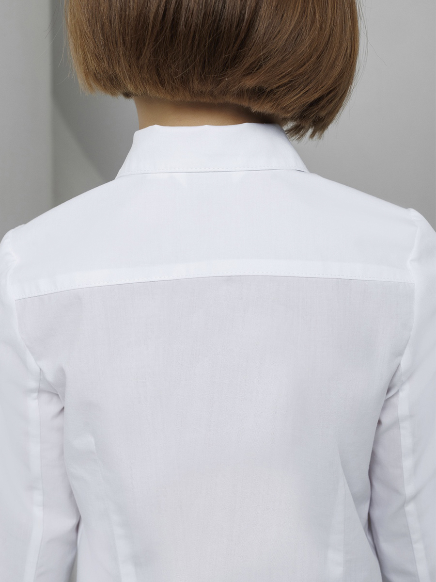 Блузка UNONA DART, размер 8, цвет белый 613-5 - фото 8