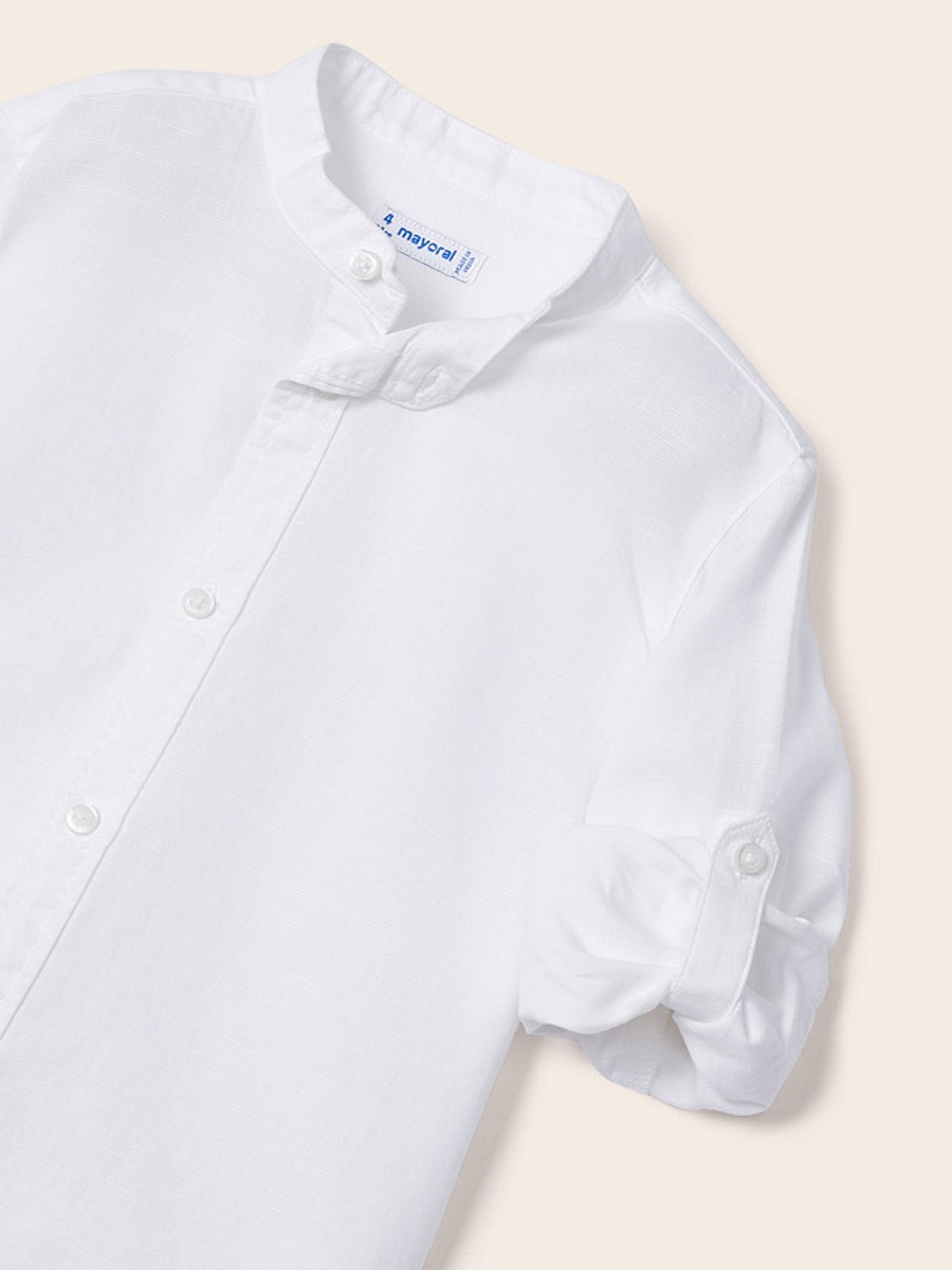 Рубашка Mayoral, размер 98, цвет белый 3.167/77 - фото 5
