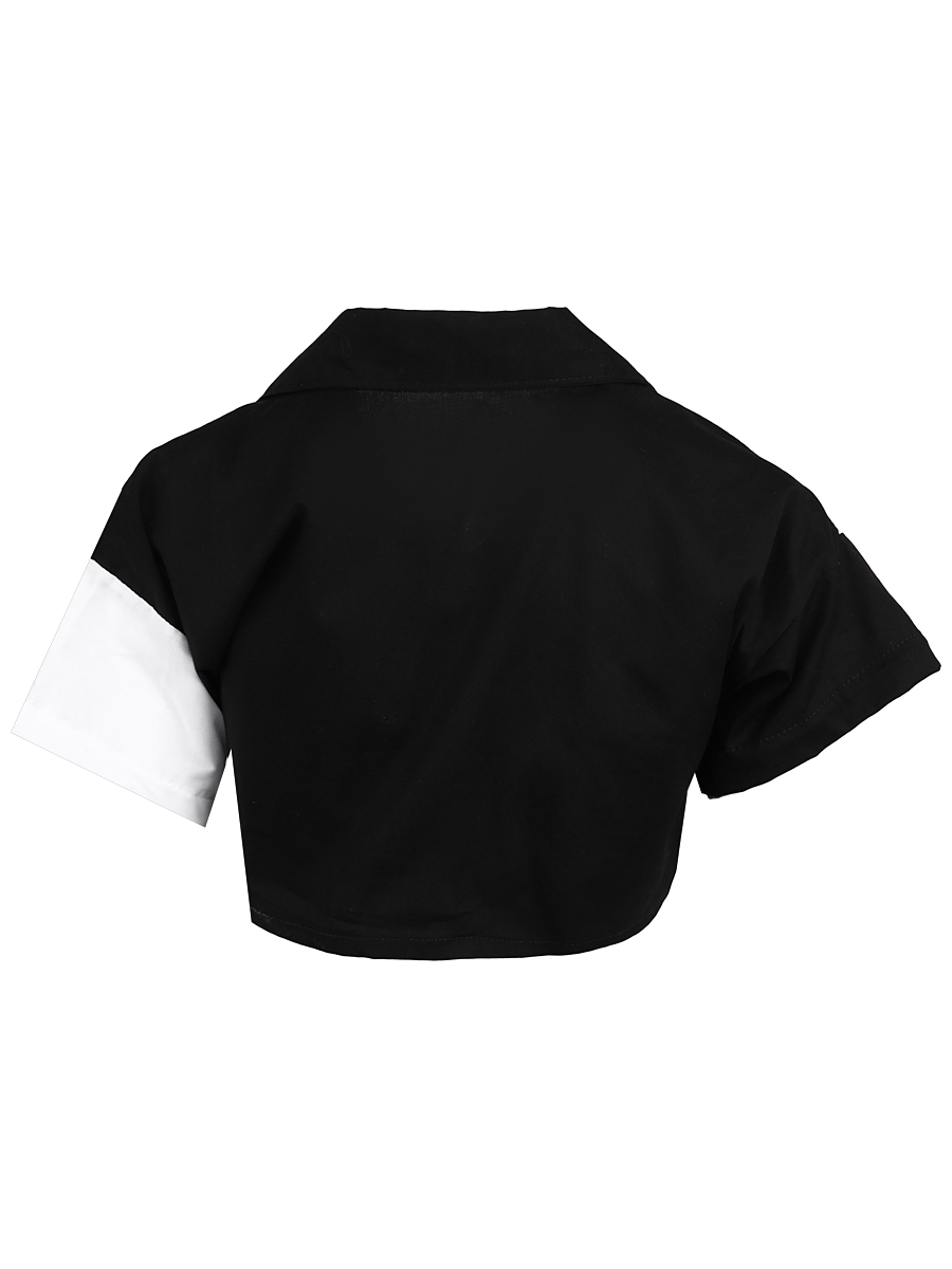 Блуза Y-clu', размер 104, цвет черный YB17448 - фото 5