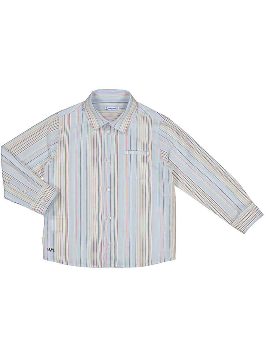 Рубашка Mayoral, размер 98, цвет разноцветный 3.123/31 - фото 2
