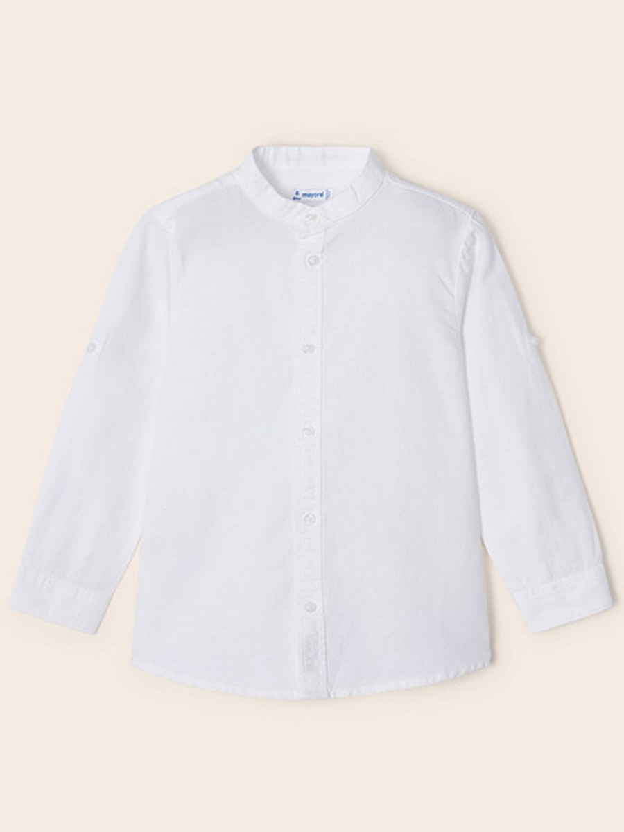 Рубашка Mayoral, размер 98, цвет белый 3.167/77 - фото 3