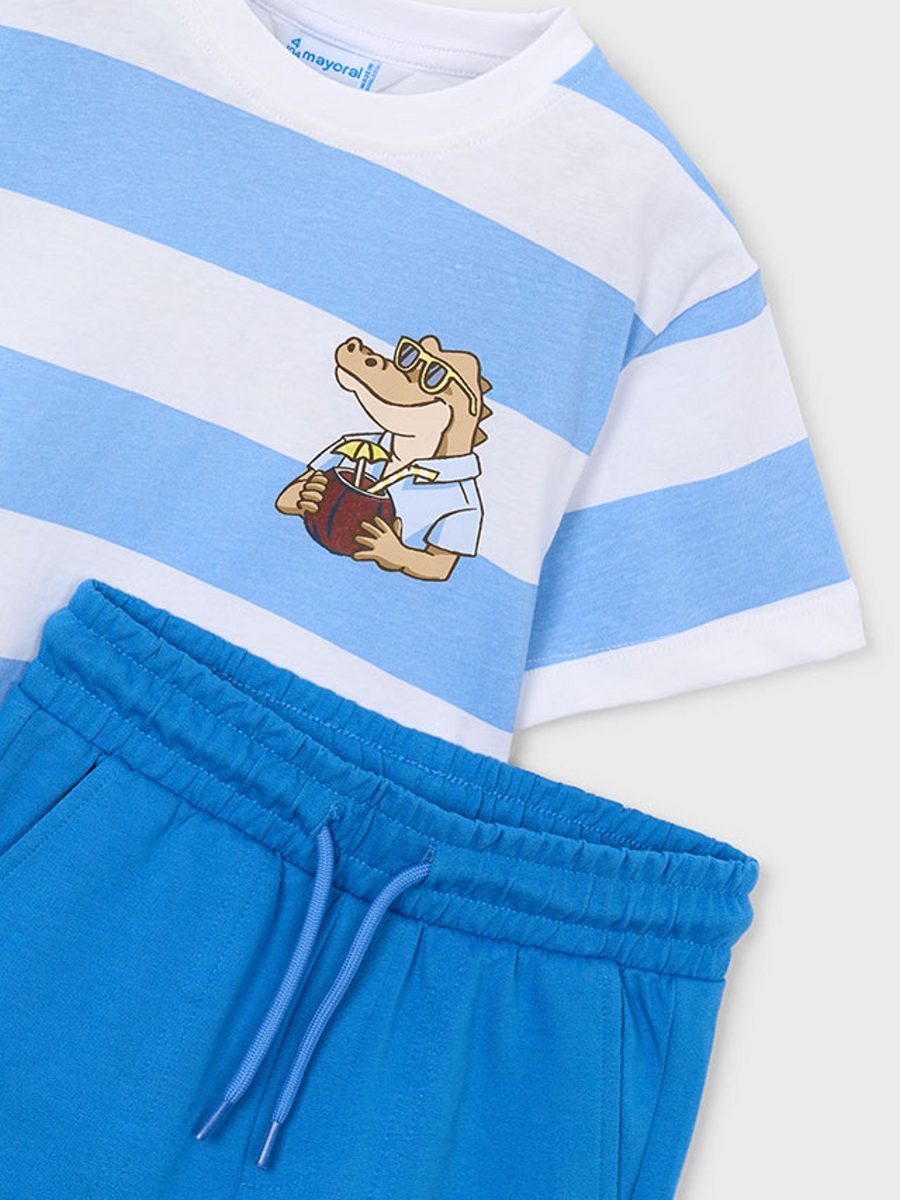 

Футболка+шорты, Голубой, Футболка+шорты