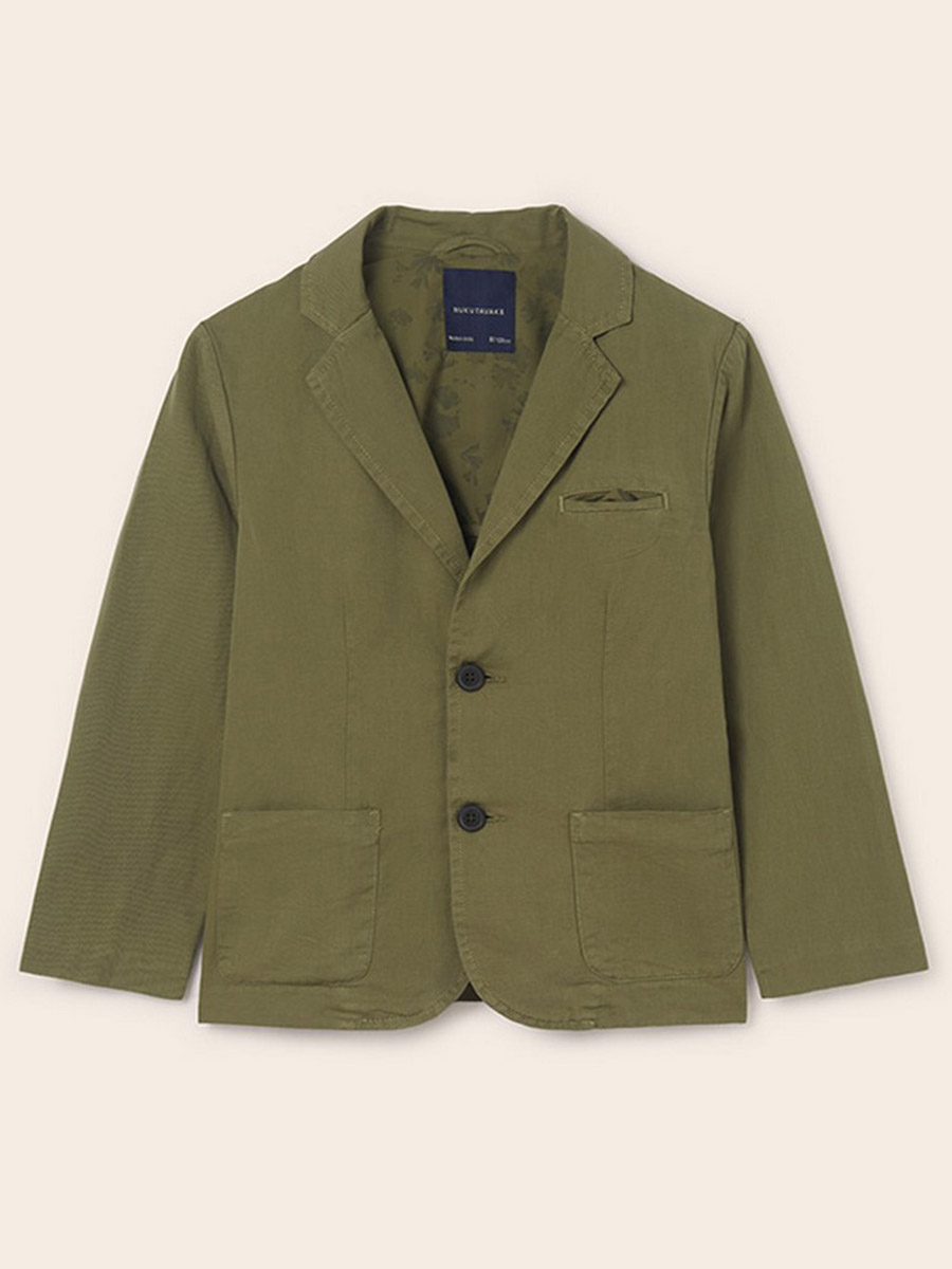 Пиджак Mayoral, размер 10, цвет зеленый 6.445/59 - фото 4