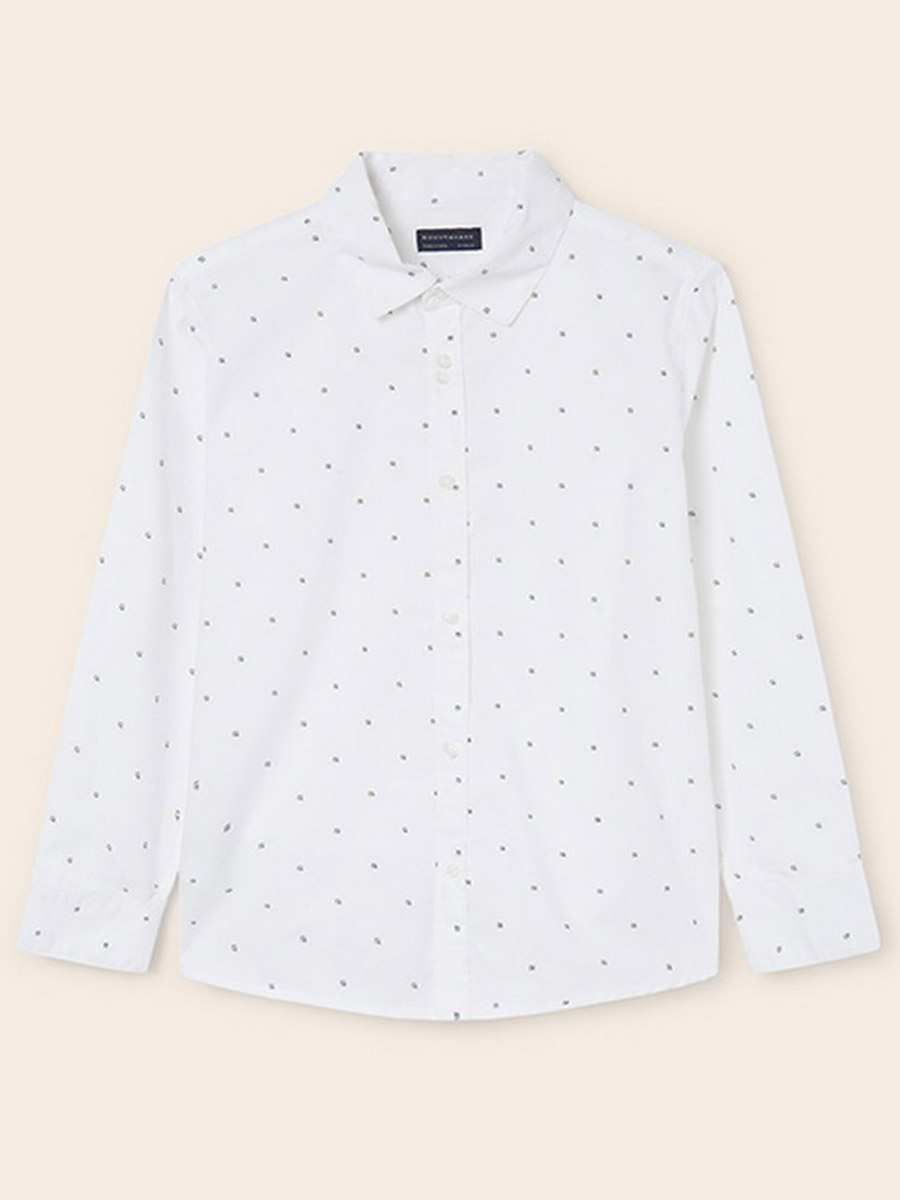 Рубашка Mayoral, размер 166, цвет белый 6.116/83 - фото 4