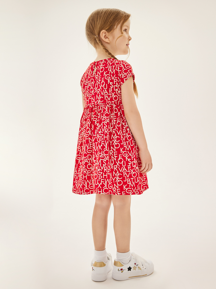 Платье Laddobbo, размер 7, цвет красный ADG54637-6 - фото 2