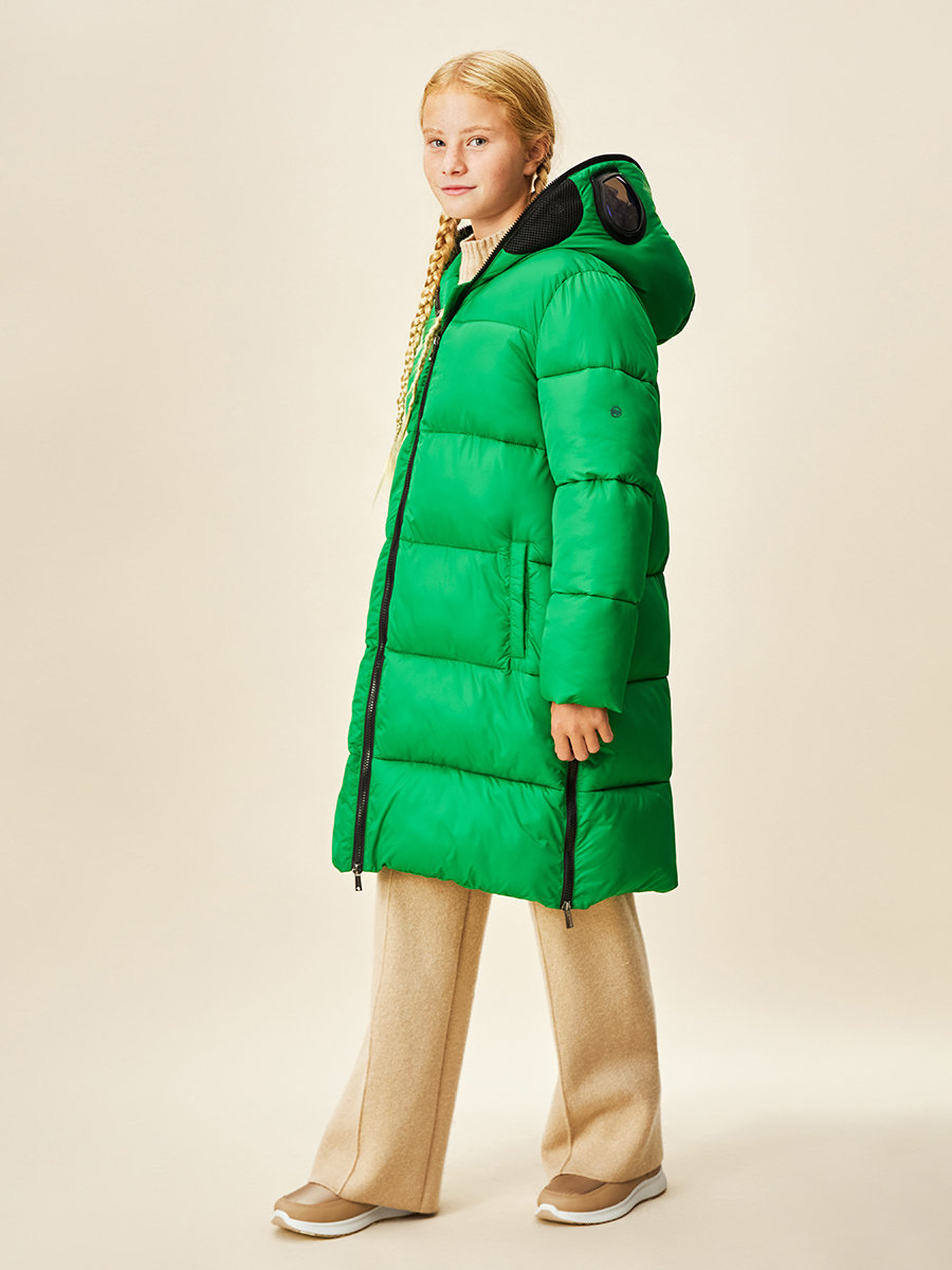 Пальто Noble People, размер 10, цвет зеленый