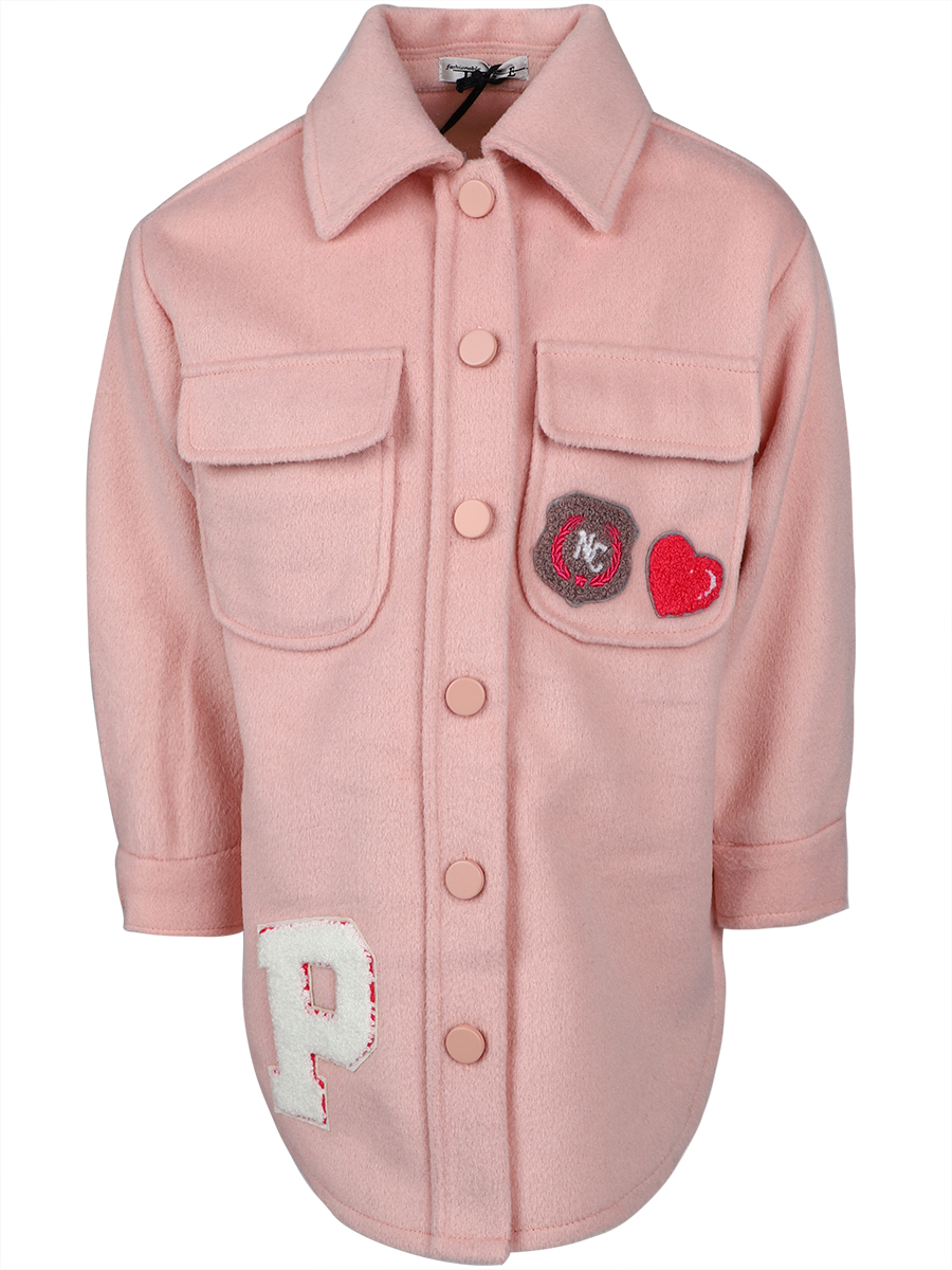 Куртка-рубашка To Be Too, размер 6, цвет розовый
