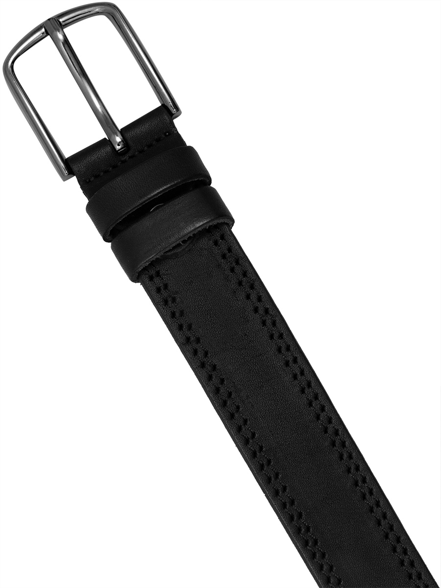 Ремень Stilmark, размер 85-110, цвет черный RP427 - фото 2