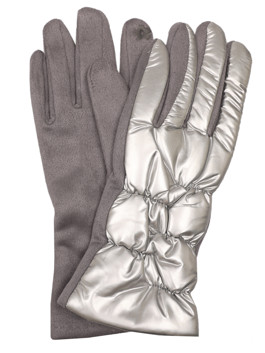 Перчатки Multibrand, размер 20, цвет серый