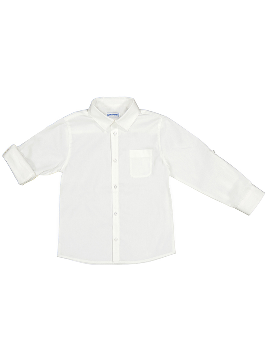Рубашка Mayoral, размер 98, цвет серый 140/39 - фото 3
