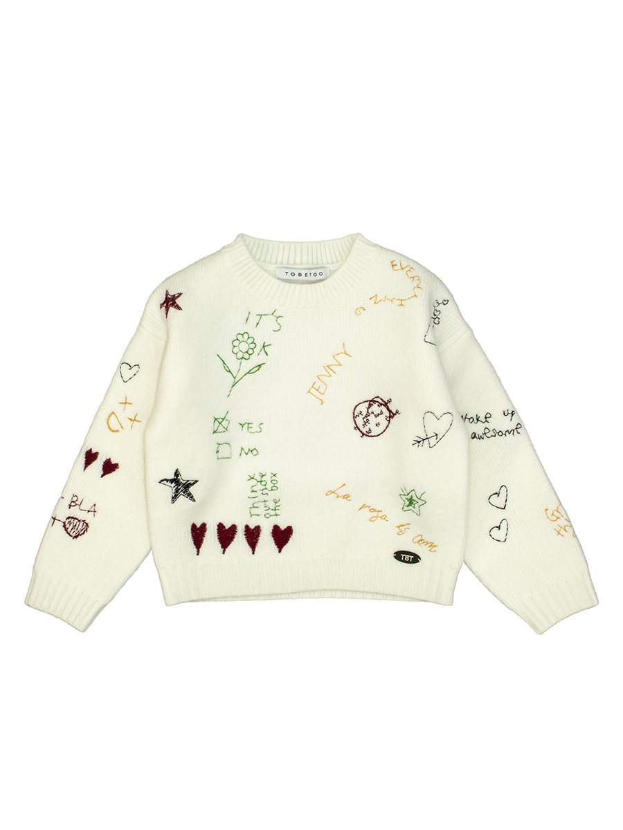 

Свитер, Белый, Свитер