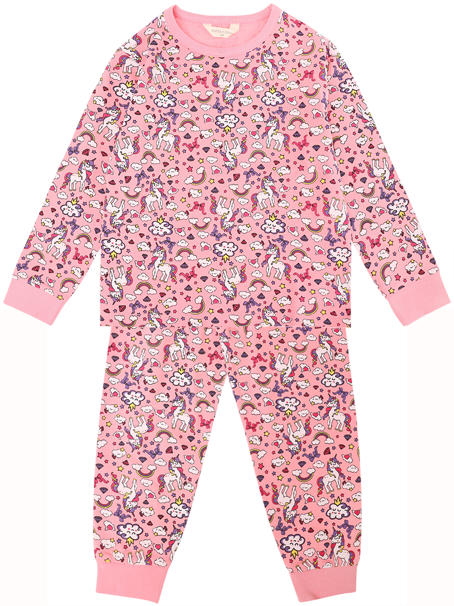 Пижама KATIA&BONY, размер 6-7, цвет розовый 22212K2042 - фото 5