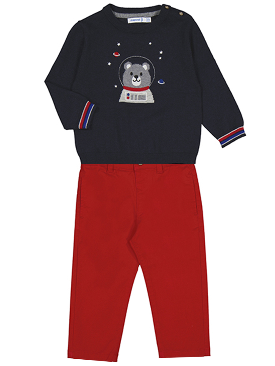 Джемпер+брюки Mayoral, размер 3 года, цвет разноцветный