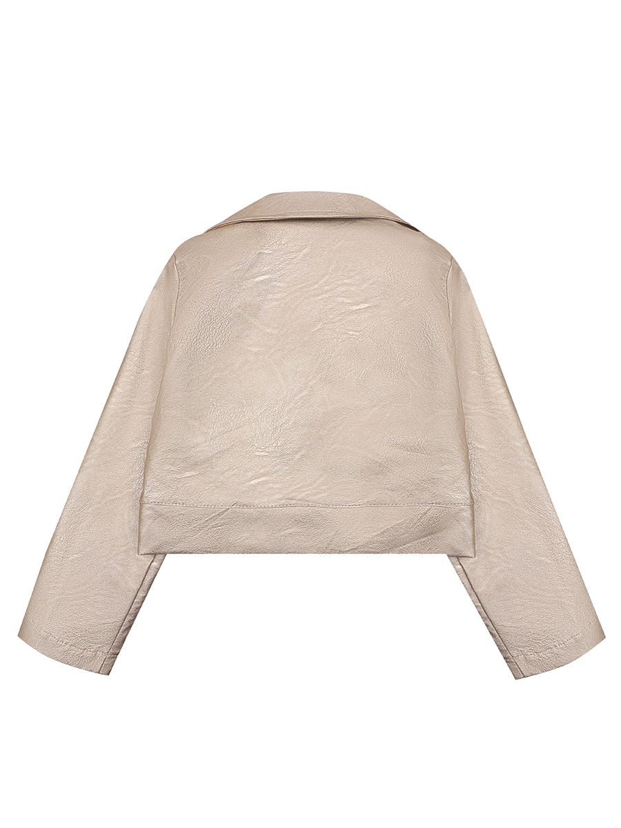 Куртка-косуха Y-clu', размер 4 года, цвет бежевый YB21501 - фото 3