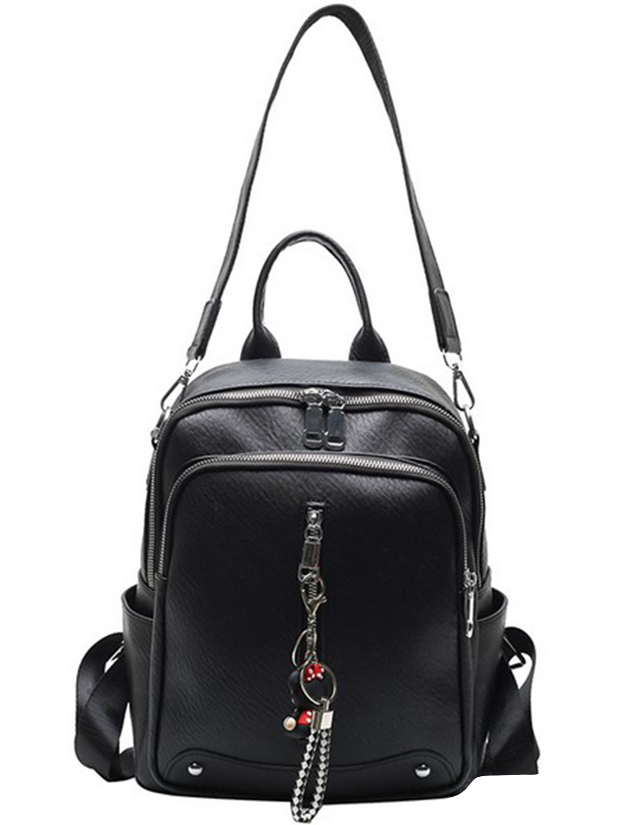 Рюкзак Multibrand, размер Единый школа, цвет черный 8805-black - фото 1