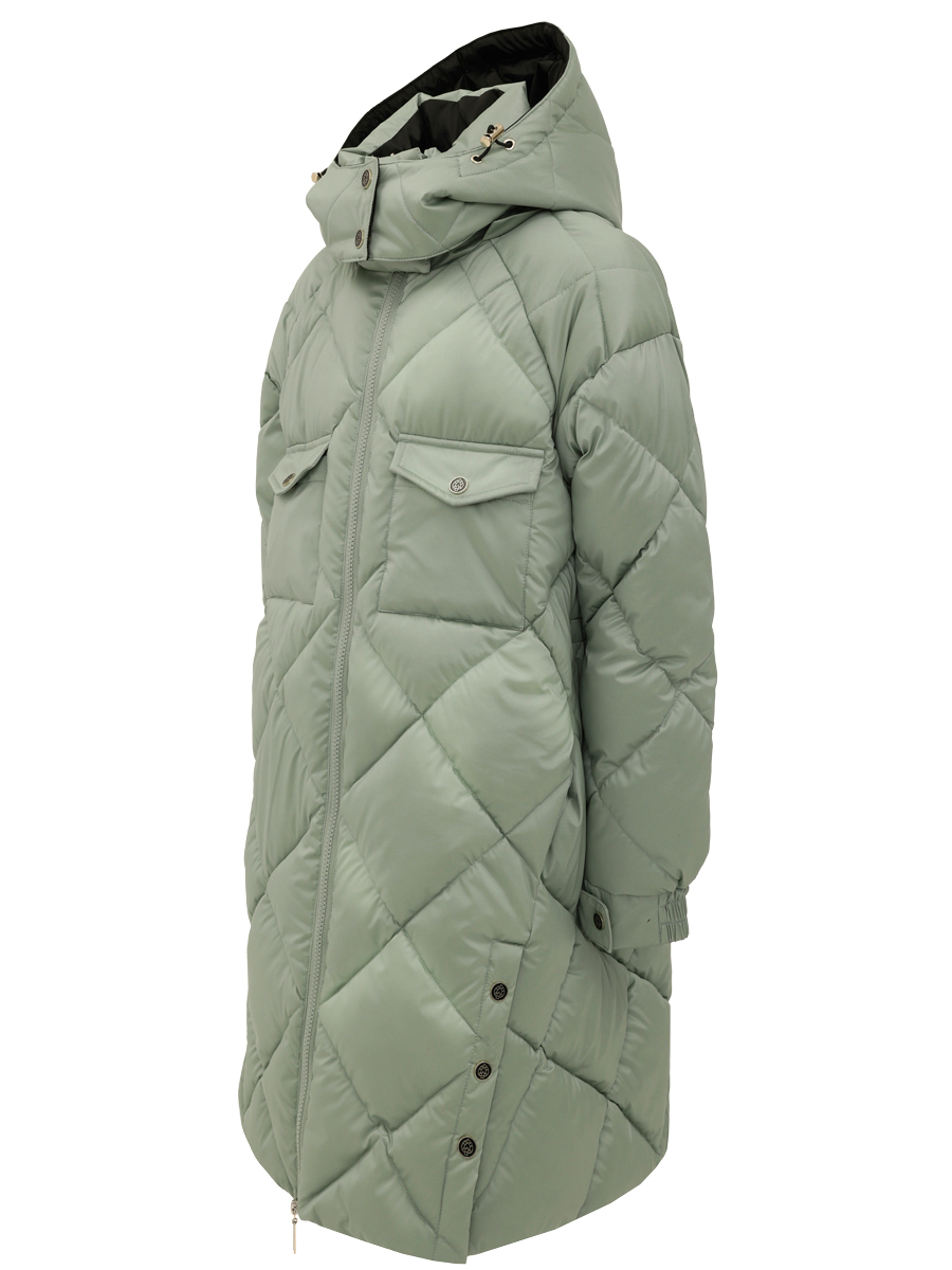 Пальто Laddobbo, размер 7, цвет зеленый ADJG46AW-30 - фото 11