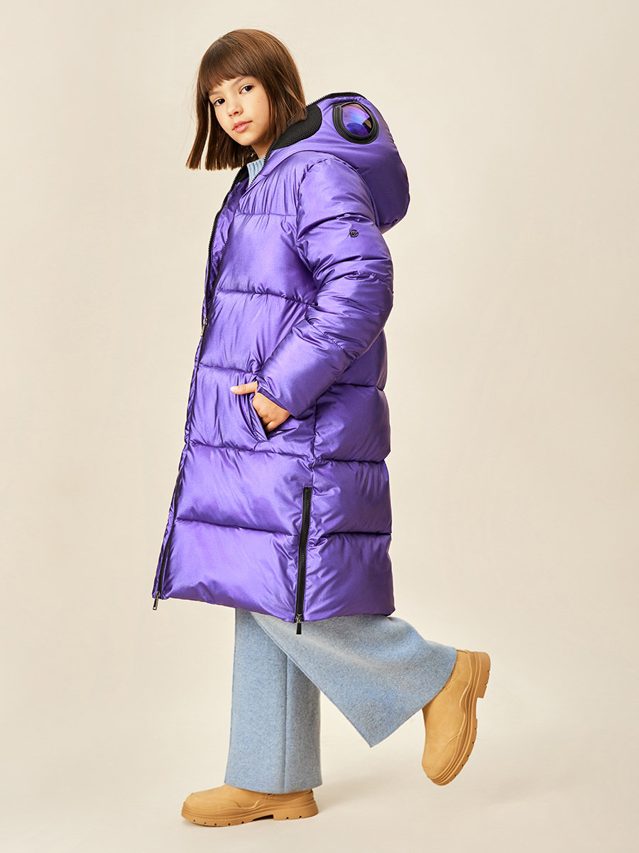 Пальто Noble People, размер 10, цвет фиолетовый