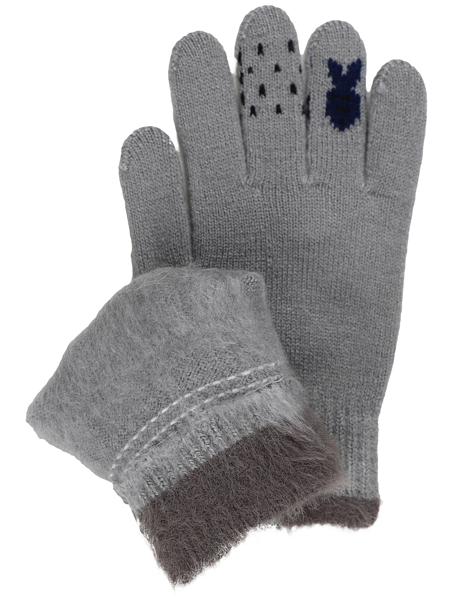 Перчатки Laddobbo, размер 6-8, цвет серый AP-37882-3-12 - фото 3