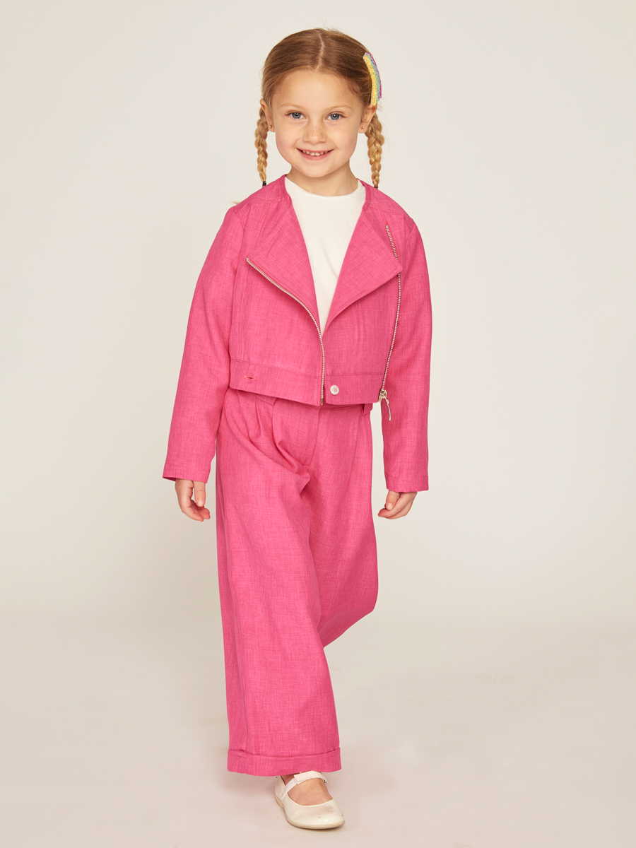 Жакет Y-clu', размер 4 года, цвет розовый YB21461 - фото 1