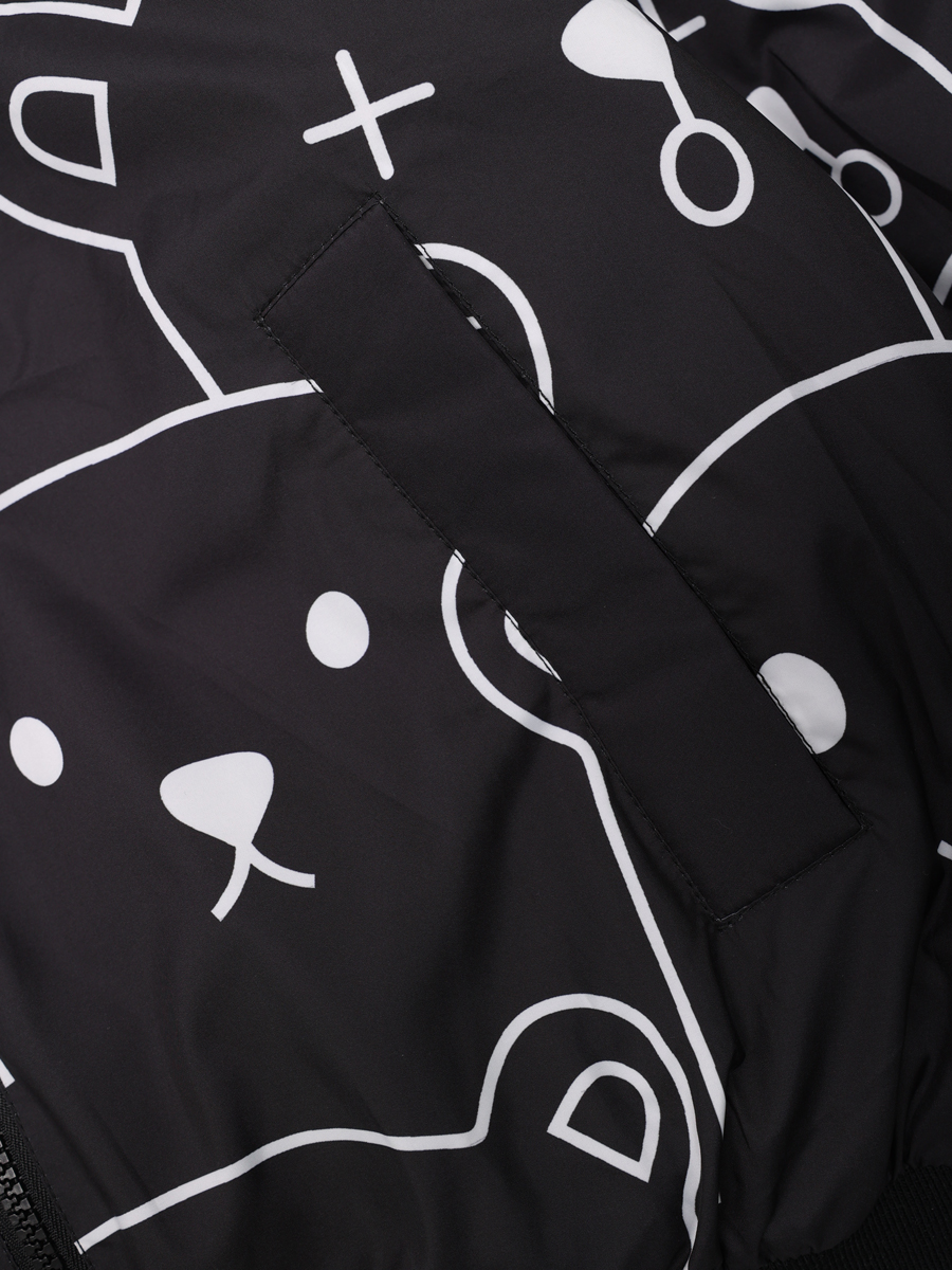 Куртка-бомбер Noble People, размер 12, цвет черный 28607-596-7 - фото 6